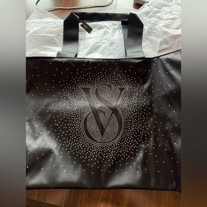 Victoria's Secret Shimmering Silver Bag